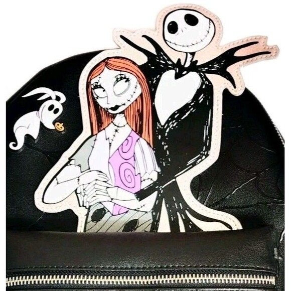 NBC Backpack Nightmare Before Christmas Jack Sally Zero NWT Disney BIOWORLD - Picture 2 of 7